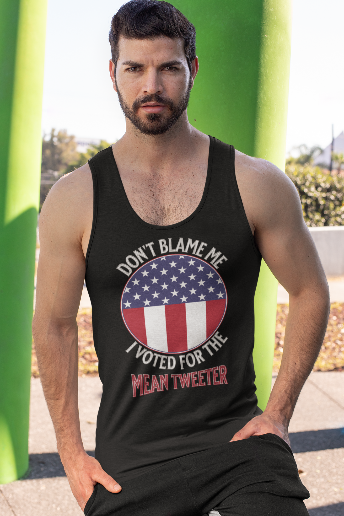 Don't Blame Me I Voted For The Mean Tweeter - Unisex Jersey Tank