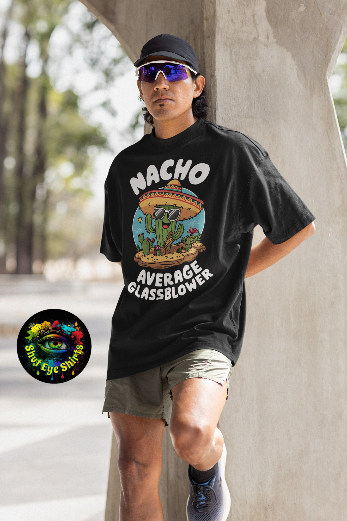 Unisex Heavy Cotton Tee - Nacho Average Glass Blower