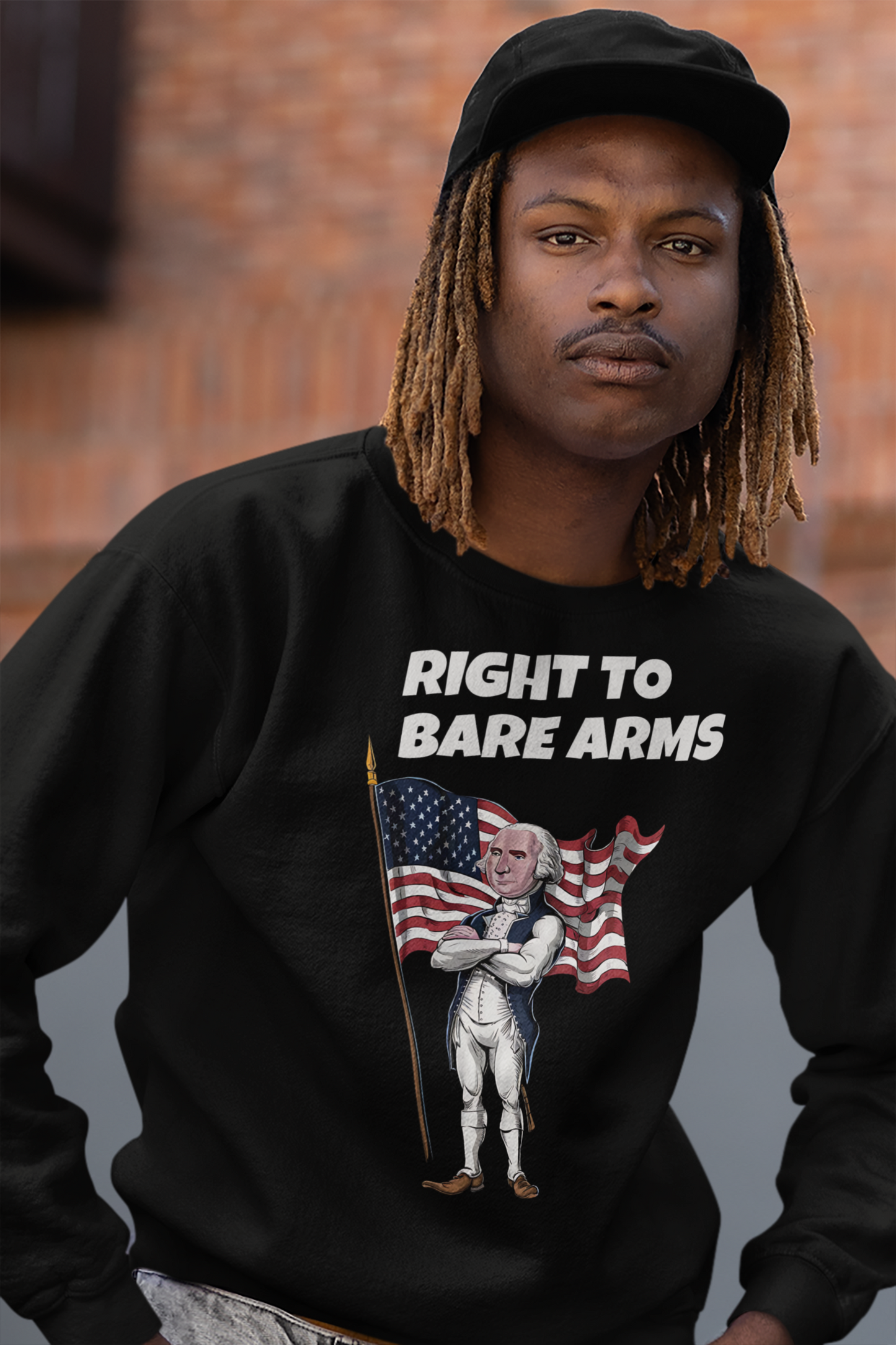 Right To Bare Arms - Unisex Heavy Blend™ Crewneck Sweatshirt