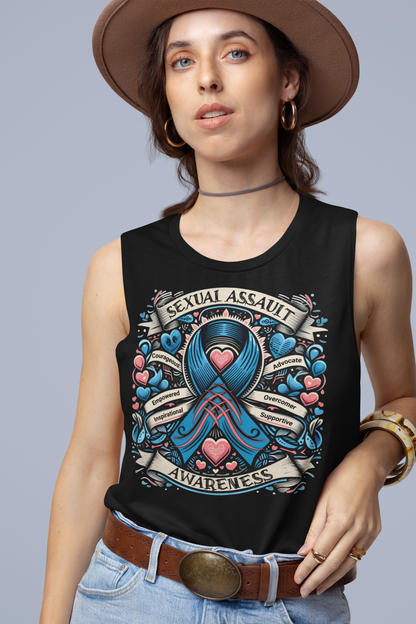 Sexual Assault Awareness - Unisex Jersey Tank