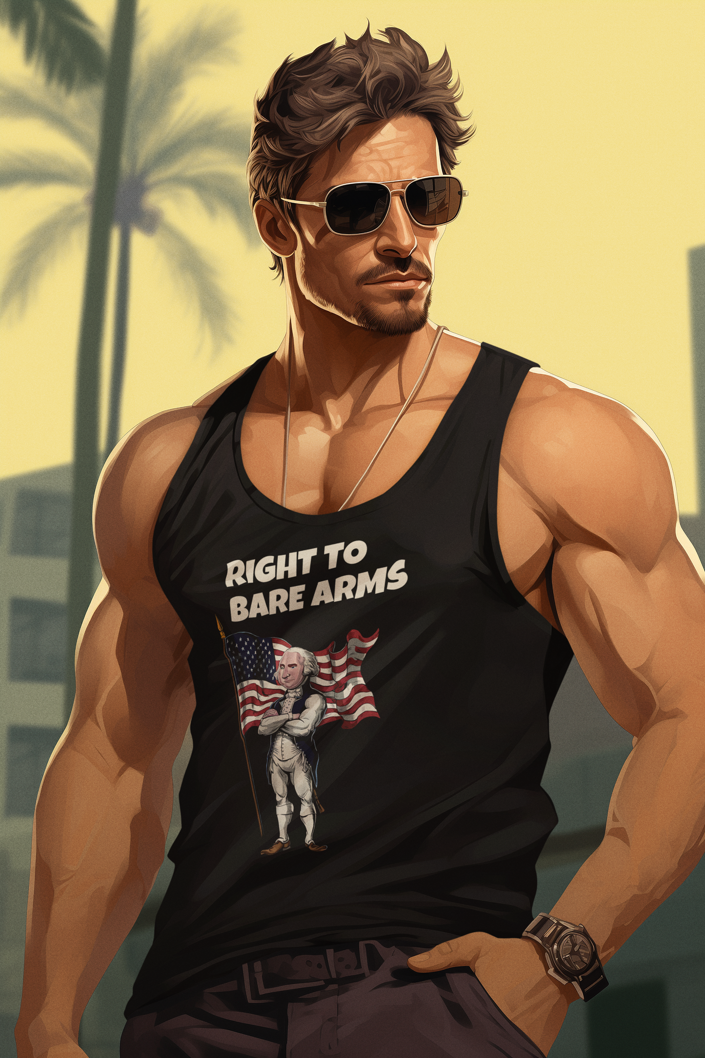 Right To Bare Arms - Unisex Jersey Tank