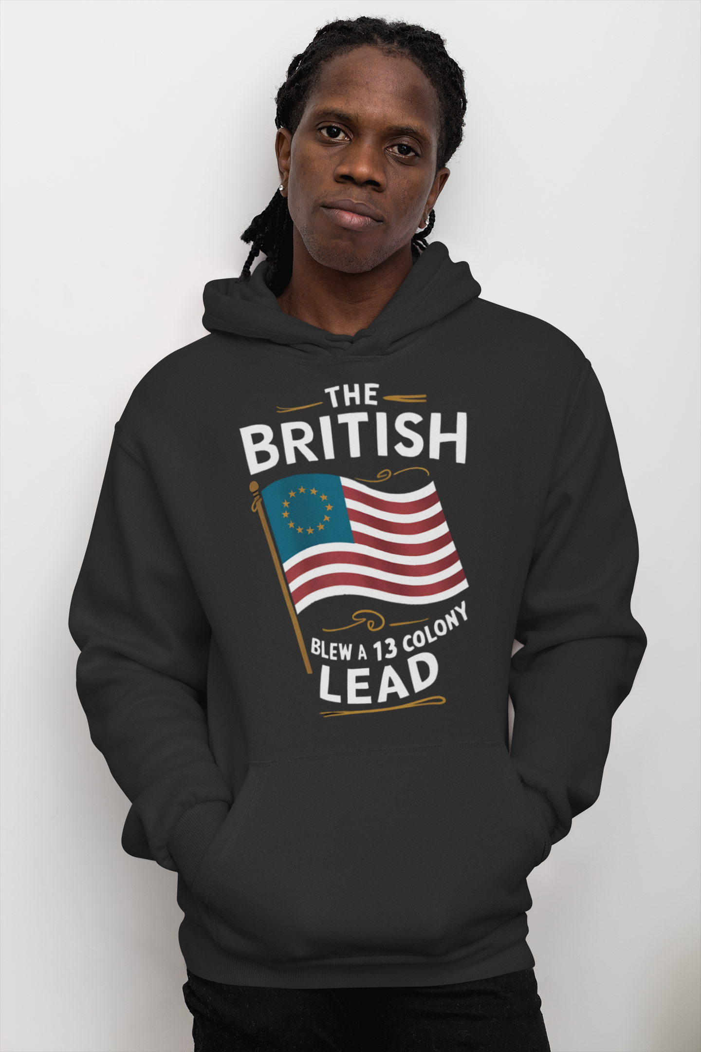 The British Blew a 13 Colony Lead - Unisex Heavy Blend™ Hooded Sweatshirt